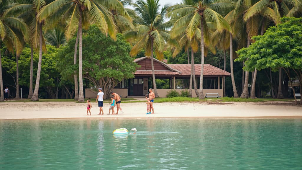 Praia dos Carneiros, Tamandaré: águas calmas e coqueiros.