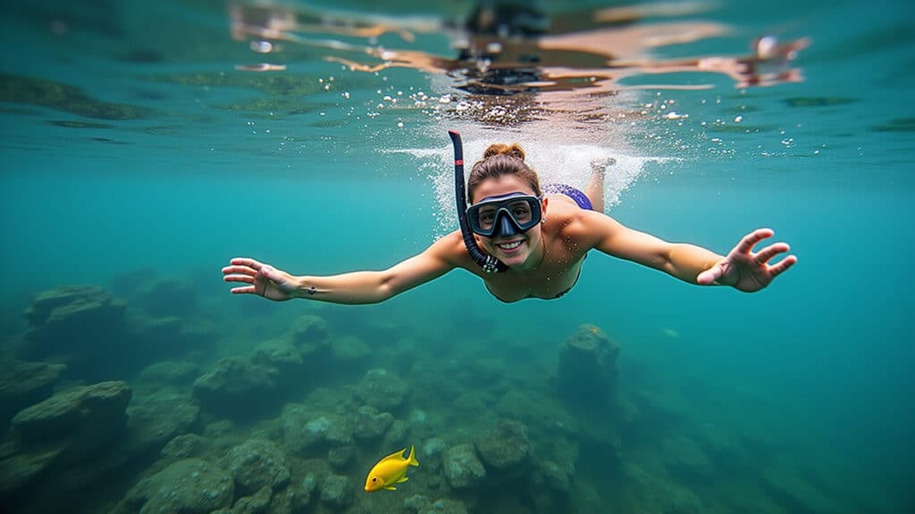 Flutuação em Bonito, MS: Mergulho em águas cristalinas.