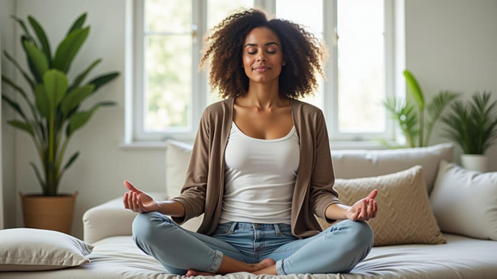 Meditação para estimular o cérebro e melhorar a memória.