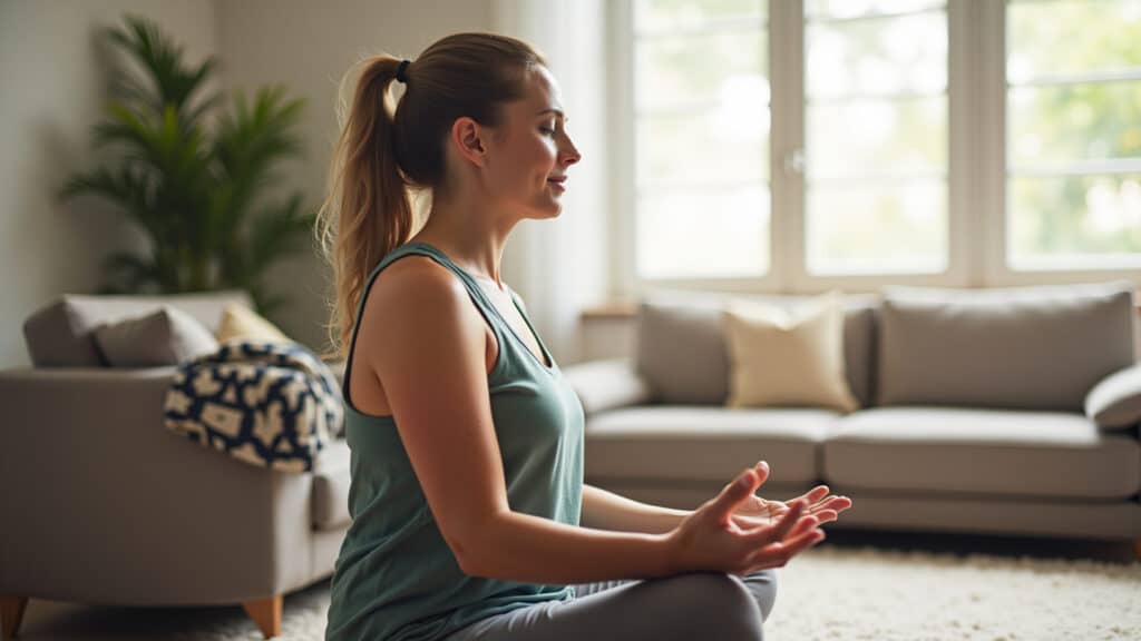 Meditação para alívio de dores crônicas e relaxamento.